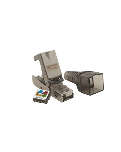 Коннектор 8P8C STP 6A (RJ-45) безынструментальный (10-0240). Разъем RJ-45. SUPRLAN в Королеве