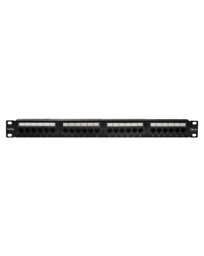 Патч-панель 19", 24хRJ-45, UTP, Cat.5e, 1U (10-0403): Патч-панель 19'' в Королеве