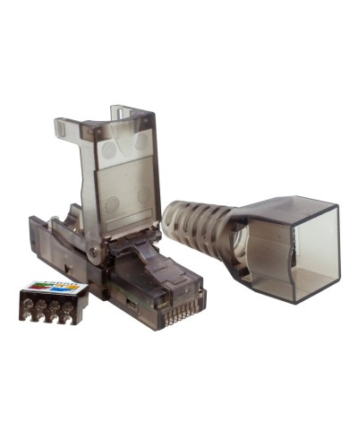 Коннектор 8P8C UTP 6A (RJ-45) безынструментальный (10-0239). Разъем RJ-45. SUPRLAN в Королеве