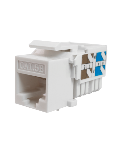 Модуль-вставка Keystone Кат5е, инстр.зад, белый UTP (10-0313): Вставка Keystone Jack RJ-45 в Королеве