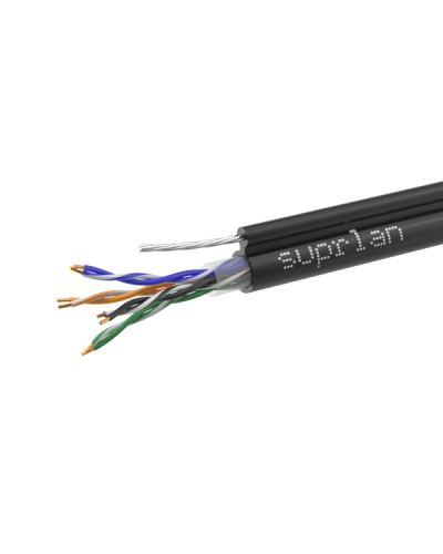 UTP Cat.5e 4x2x0,51 Cu PE Outdoor T-FG8 (трос) Premium (01-0308-1). Кабель «витая пара» (LAN) для структурированных систем связи. SUPRLAN в Королеве