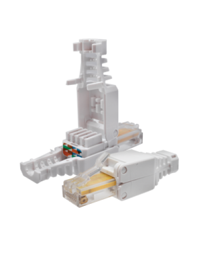 Коннектор 8P8C U/UTP Cat.5e (RJ-45) безинструментальный (10-0218). Разъем RJ-45. SUPRLAN в Королеве