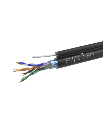 FTP Cat.5e 4x2xAWG24 Cu PE Outdoor T-FG8 (трос) Median (01-1035-1). Кабель «витая пара» (LAN) для структурированных систем связи. SUPRLAN в Королеве