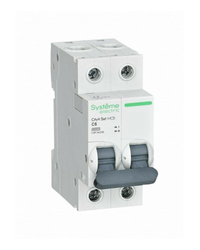 City9 Set 2P 6А 4.5kA С (C9F34206). Автоматический выключатель. Systeme Electric в Королеве