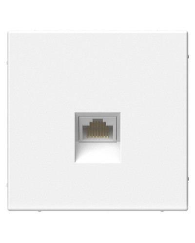 ArtGallery розетка RJ45, кат. 6Е, скрытой установки, механизм, белый (GAL000186). Розетка компьютерная. Systeme Electric в Королеве