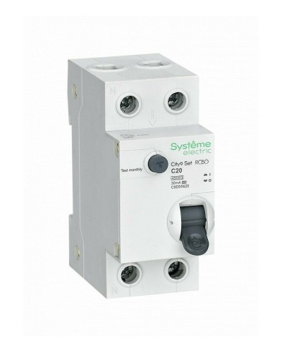 City9 Set 1P+N С 20А 4.5kA 30мА A 230В (C9D55620). Автоматический выключатель дифференциального тока. Systeme Electric в Королеве
