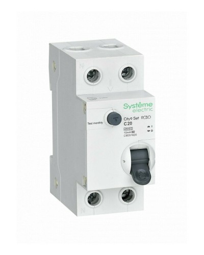 City9 Set 1P+N С 20А 4.5kA 10мА A 230В (C9D51620). Автоматический выключатель дифференциального тока. Systeme Electric в Королеве