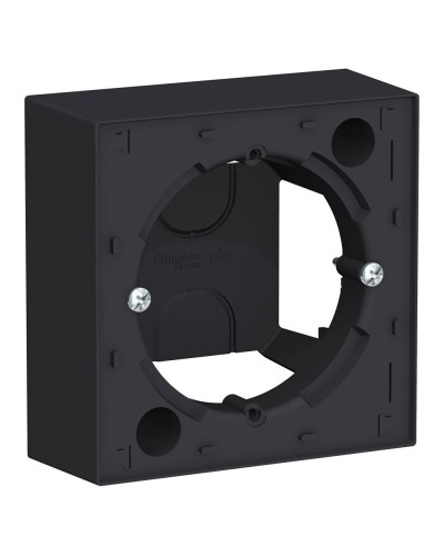 AtlasDesign коробка для наружного монтажа, карбон (ATN001000). Коробка монтажная. Systeme Electric в Королеве
