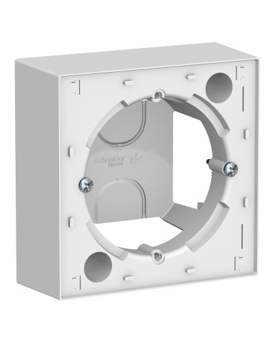 AtlasDesign коробка для наружного монтажа, белая (ATN000100). Коробка для наружного монтажа. Systeme Electric в Королеве