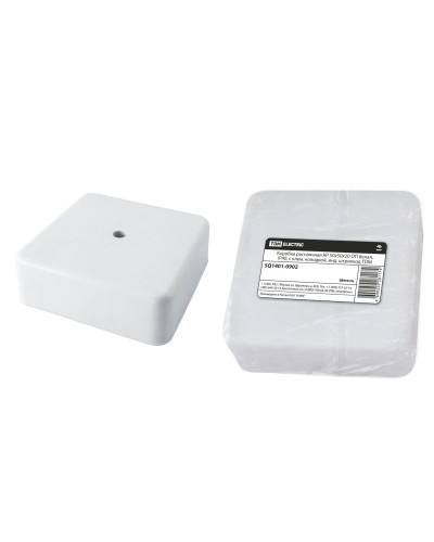 Коробка КР 50х50х20 ОП белая, IP40, с клеммной колодкой (SQ1401-0902). Распаячная коробка. TDM ЕLECTRIC в Королеве