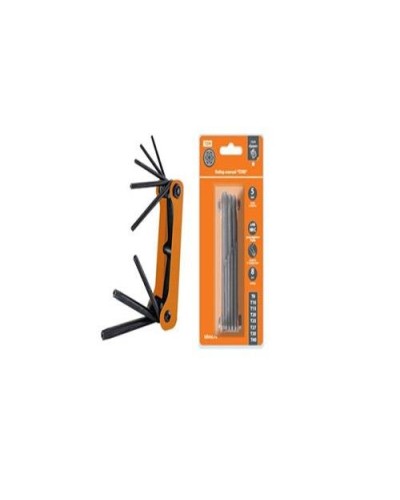 Набор ключей TORX раскладной 8шт.: T9-T40, углеродистая сталь Гранит TDM (SQ1020-0211). Набор ключей. TDM ЕLECTRIC в Королеве