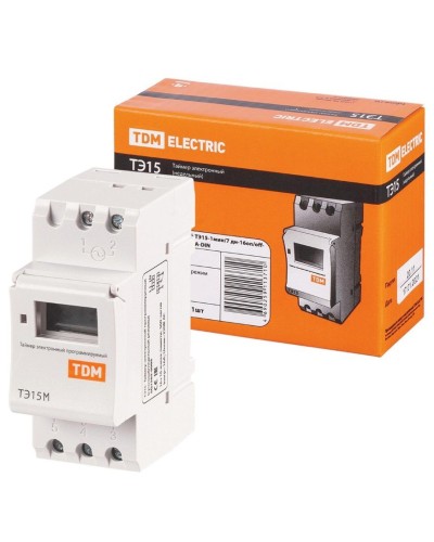 ТЭ15М-1мин/7дн-32on/off-30А-DIN TDM (SQ1503-0037). Таймер электронный. TDM ЕLECTRIC в Королеве