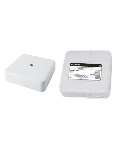 Коробка КР 100х100х29 ОП белая, IP40 (SQ1401-0907). Распаячная коробка. TDM ЕLECTRIC в Королеве