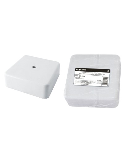 Коробка КР 75х75х28 ОП белая, IP40, с клеммной колодкой (SQ1401-0906). Распаячная коробка. TDM ЕLECTRIC в Королеве