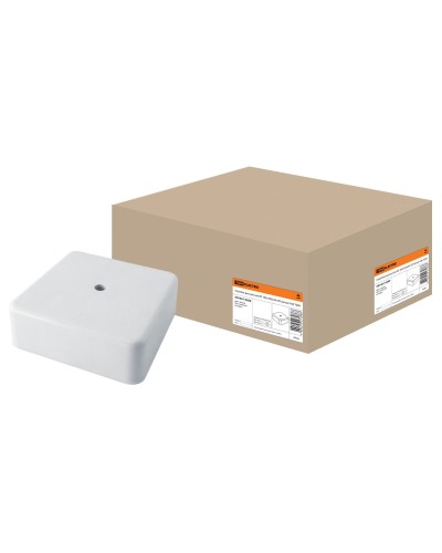 Коробка КР 100х100х44 ОП белая, IP40 (SQ1401-0209). Распаячная коробка. TDM ЕLECTRIC в Королеве