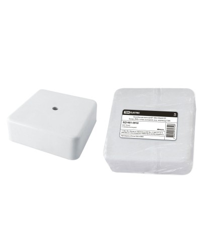 Коробка КР 100х100х44 ОП белая, IP40, с клеммной колодкой (SQ1401-0910). Распаячная коробка. TDM ЕLECTRIC в Королеве