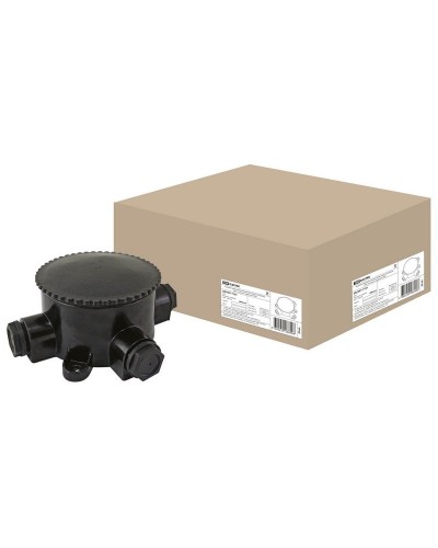 КЭМ 2-660-3 ОП D95мм IP65, 3-х рожковая (карболит) TDM (SQ1401-1101). Коробка электромонтажная. TDM ЕLECTRIC в Королеве