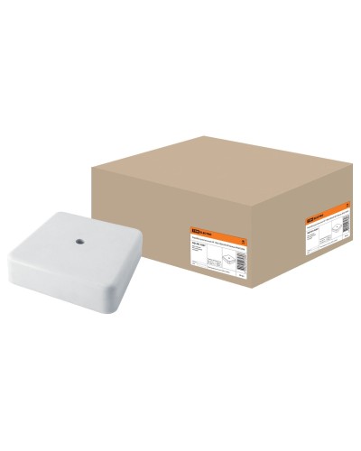 Коробка КР 100х100х29 ОП белая, IP40 (SQ1401-0207). Распаячная коробка. TDM ЕLECTRIC в Королеве