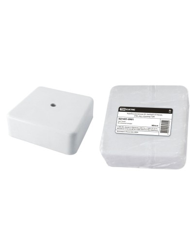 Коробка КР 50х50х20 ОП белая, IP40 (SQ1401-0901). Распаячная коробка. TDM ЕLECTRIC в Королеве