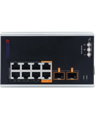 TR-NS15102S-130-8POE. Коммутатор с PoE. Trassir в Королеве