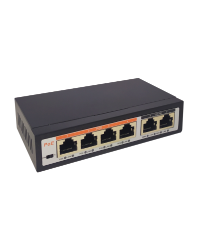 TI-204P, SIP коммутатор. Коммутатор с питанием по PoE. True-IP в Королеве
