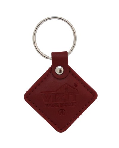 VIZIT-RF2.2 (Red). Брелок proximity кожаный. VIZIT в Королеве