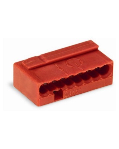 WAGO 243-808 Клемма MICRO 8-проводная красная. Клемма для распределительных коробок. WAGO в Королеве