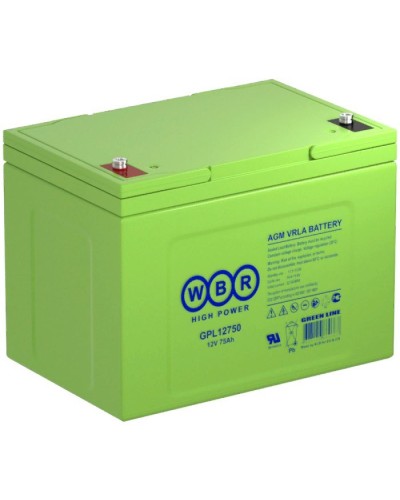 WBR GPL12750. Аккумулятор герметичный свинцово-кислотный. WBR в Королеве