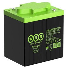WBR GPC6-245. Аккумулятор герметичный свинцово-кислотный. WBR