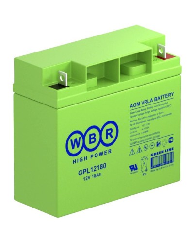 WBR GPL12180. Аккумулятор герметичный свинцово-кислотный. WBR в Королеве