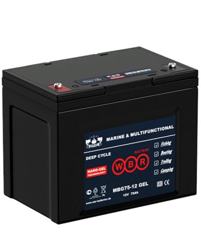 WBR MBG75-12. Аккумулятор герметичный свинцово-кислотный. WBR в Королеве