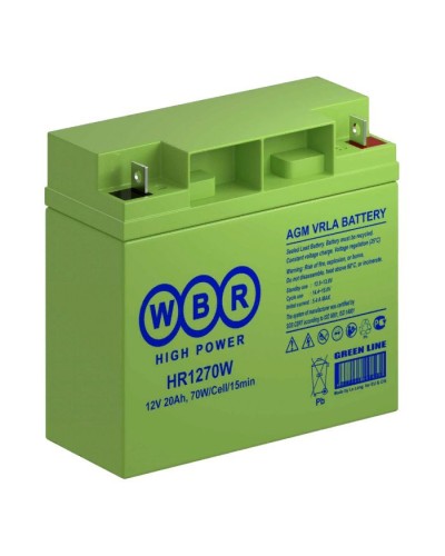WBR HR1270W. Аккумулятор герметичный свинцово-кислотный. WBR в Королеве