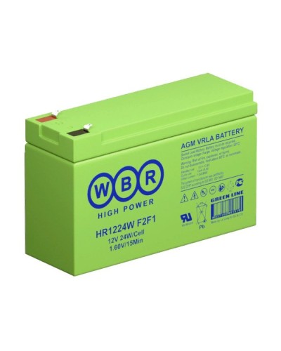 WBR HR1224W F2F1. Аккумулятор герметичный свинцово-кислотный. WBR в Королеве