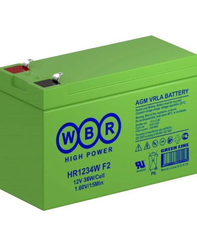WBR HR1234W F2. Аккумулятор герметичный свинцово-кислотный. WBR в Королеве