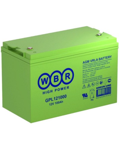 WBR GPL121000. Аккумулятор герметичный свинцово-кислотный. WBR в Королеве