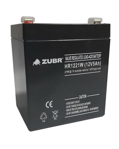 ZUBR HR 1221W (12V, 5Ah). Аккумулятор герметичный свинцово-кислотный. ZUBR в Королеве