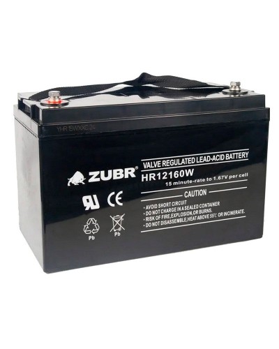 ZUBR HR 12160W (12V, 45Ah). Аккумулятор герметичный свинцово-кислотный. ZUBR в Королеве