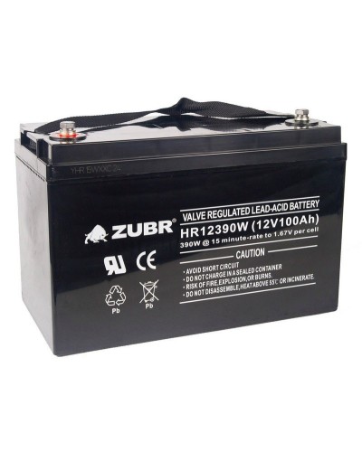 ZUBR HR 12390W (12V, 110Ah). Аккумулятор герметичный свинцово-кислотный. ZUBR в Королеве