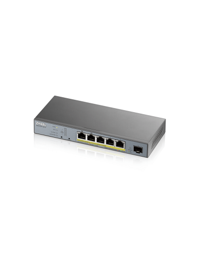 GS1350-6HP-EU0101F. L2 коммутатор PoE+ для IP-видеокамер. ZYXEL в Королеве