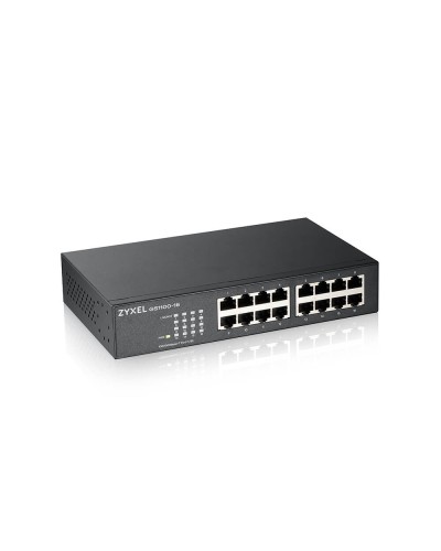 GS1100-16-EU0103F. Коммутатор 16xGE, rack 19, бесшумный. ZYXEL в Королеве