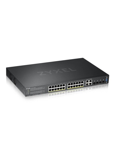 GS2220-28HP-EU0101F. Гибридный L2 коммутатор PoE+. ZYXEL в Королеве