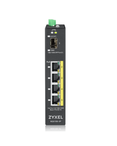 RGS100-5P-ZZ0101F. Промышленный PoE+ коммутатор. ZYXEL в Королеве