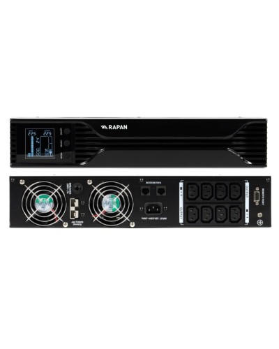 RAPAN-UPS 1000 RACK+2х9Ah (RAPAN-UPS 1000-RACK-IN-2х9-E) (8958). Бесперебойный источник питания. Бастион в Королеве