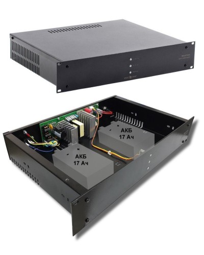 СКАТ-1200И7 RACK (СКАТ ИБП-12/5-2x17-RACK) (2142). Источник вторичного электропитания резервированный. Бастион в Королеве