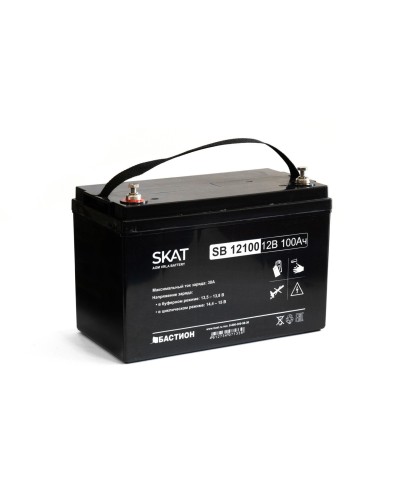SKAT SB 12100 (2542). Аккумулятор герметичный свинцово-кислотный. Бастион в Королеве
