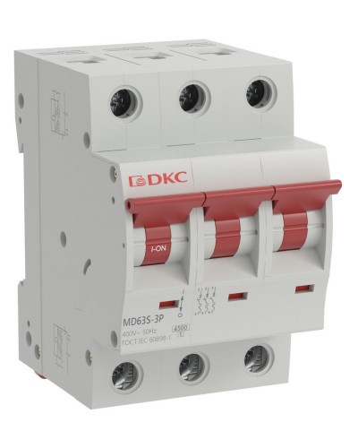 YON max MD63S 3P 25А 4,5кА C (MD63S-3PC25). Автоматический выключатель. ДКС в Королеве