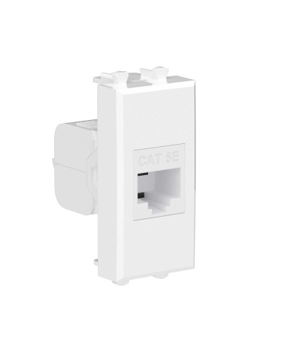 Розетка RJ-45 Avanti 1 модуль белое облако (4400661): Розетка компьютерная, без шторки модульная, кат.5е в Королеве