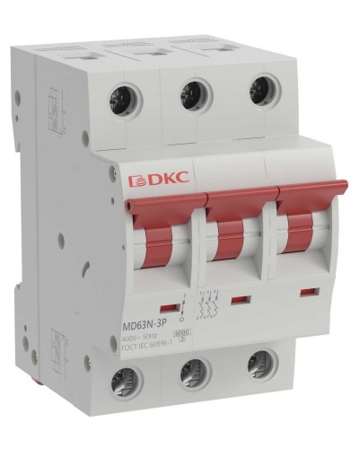YON max MD63N 3P 16А 6кА C (MD63N-3PC16). Автоматический выключатель. ДКС в Королеве