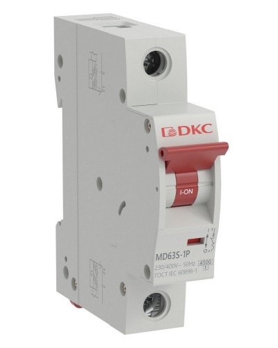 YON max MD63S 1P 25А 4,5кА C (MD63S-1PC25). Автоматический выключатель. ДКС в Королеве