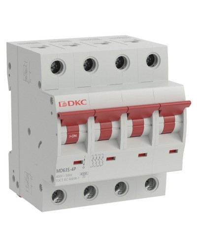 YON max MD63S 4P 50А 4,5кА C (MD63S-4PC50). Автоматический выключатель. ДКС в Королеве